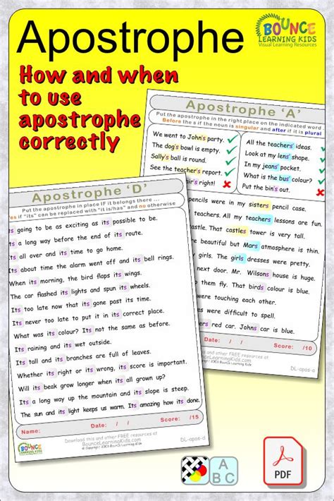 free printable apostrophe check